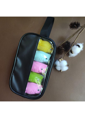 Дорожня прозора сумка 22*12*8см для косметики або туалетного приладдя No Brand (369394805)