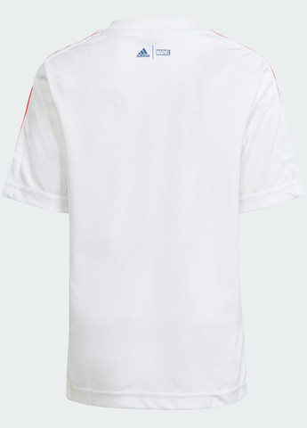 Біла демісезонна футболка x marvel avengers adidas