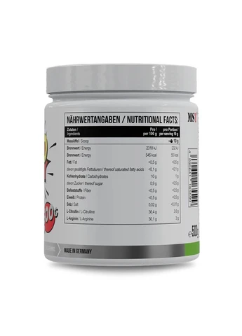 Предтренировочный комплекс Amino Pump, 500 грамм - Зеленое яблоко MST (334706756)