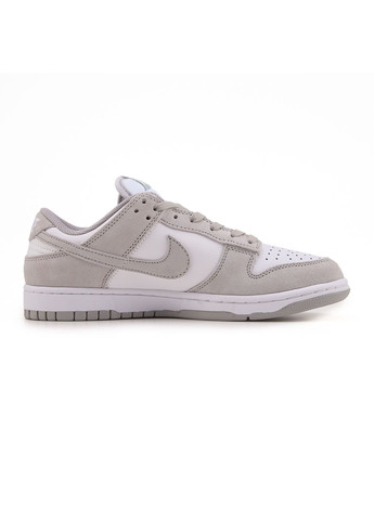 Сірі Осінні кросівки чоловічі nike sb dunk low grey white найк сб данк No Brand