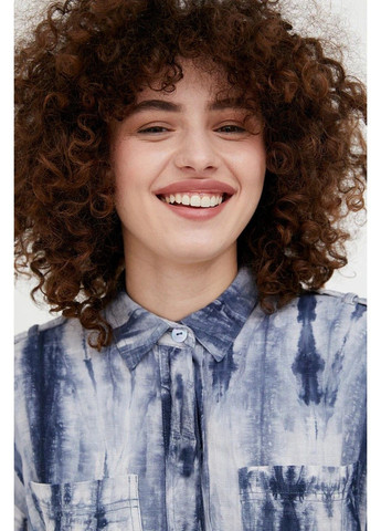 Комбінезон S21-11022-101 Finn Flare комбінезон-брюки малюнок синій повсякденний