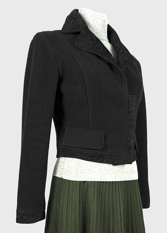 Черная демисезонная женская демисезонная куртка nn-174 черный Number Nine