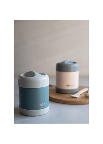 Термос для еды 300мл. зеленый/серый, арт. 912907 Beaba (369669040)