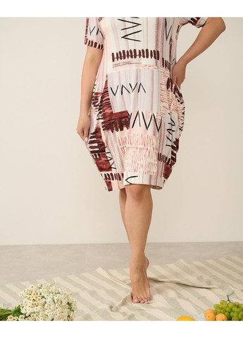 Туніка віскозна з кишенями Plus Size Nicoletta (362218915)