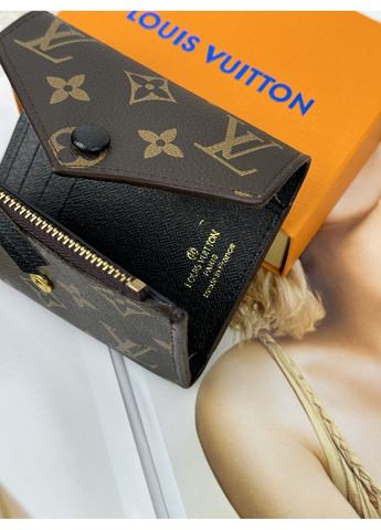 Жіночий гаманець-коричневий + чорний конверт міні No Brand (369935678)