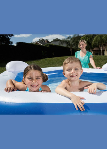 Басейн надувний дитячий 54153 213x206х69 см Bestway (356460658)