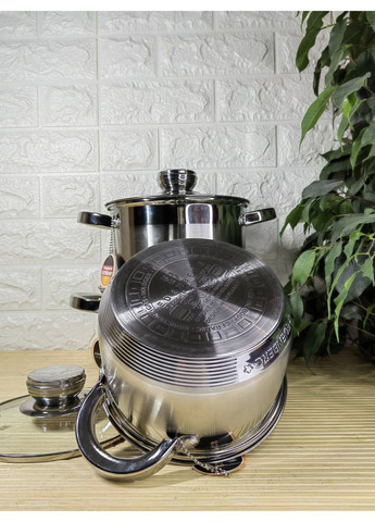 Набір каструль із нержавіючої сталі з 6 предметів (EB-3706) Edenberg (369176762)