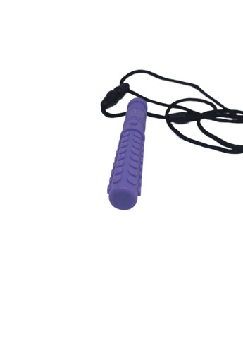 Сенсорная жевательная подвеска (кулон) Палочка фиолетовая толщина 15мм высота 120мм No Brand (333828219)