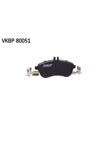 Комплект гальмівних колодок SKF (369318868)