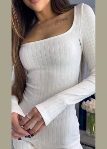 Жіночий короткий комбінезон з квадратним вирізом Avanti комбінезон-шорти білий повсякденний ангора