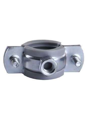 Хомут в сборе CR 1/2″ (20-23мм) с винтом-шурупом 8*80 и дюбелем в уп., серый Cristal (335040569)