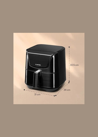 Мультипіч AeroVital Deluxe з гарячим повітрям Чорна (10036476) Klarstein (329406944)