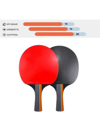 Набор для настольного тенниса BOL NE-CM-12, 2 ракетки, 3 мячика, чехол Newt (325706169)