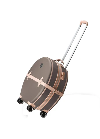 Чемодан 20" (S) Brown/Pink Cream (T5673-2) Semi Line (389875906)