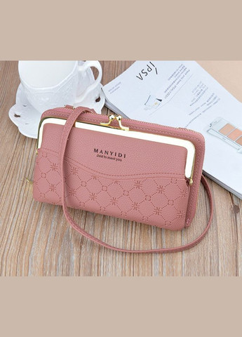 Женская сумочка клатч на плечо мини кошелек для телефона экокожа черная (sku_1189) No Brand (330576218)