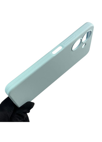 Чохол для Redmi 13C силіконовий з мікрофіброю нековзний на сяомі редмі 13с блакитний Xiaomi (366387617)