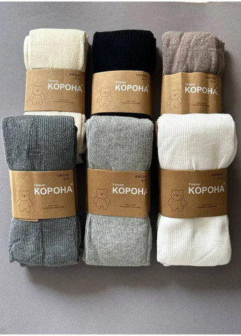 Колготки бавовняні дитячі Сірий (1231-3) Корона (369842065)