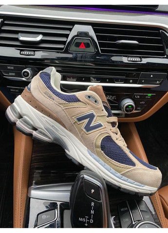 КРОССОВКИ ЖЕНСКИЕ NEW BALANCE 2002R BROWN НЬЮ БЕЛАНС 2002R No Brand белые демисезоны (369387878)