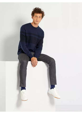 Темно-синій джемпер демісезон,темно-синій-чорний, Kiabi