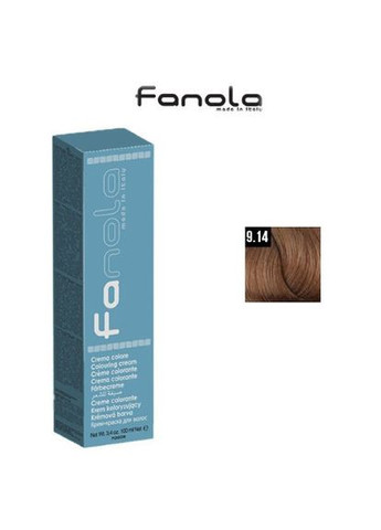 Крем-фарба для волосся № 9.14 Walnut горіх, 100мл Fanola (297923192)