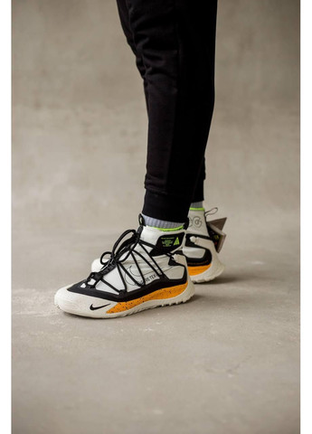 Белые демисезонные кроссовки мужские nike acg air terra antarktik gore-tex white orange найк асж аир зум No Brand