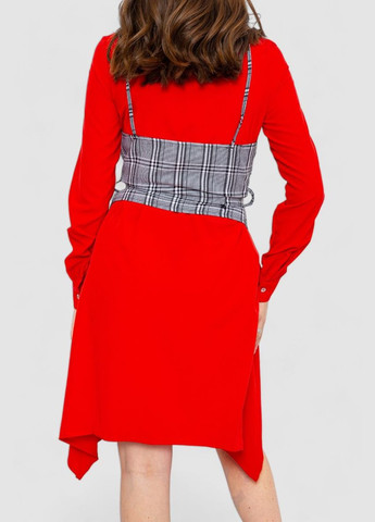 Червона сукня вільного крою Ager