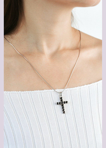 Серебряное кольцо с фианитами 294ч No Brand (316398117)