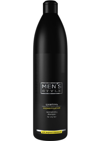Шампунь нормалізувальний для чоловіків Men's Style Normalizing Shampoo 1000ml (366117-31955) Profi Style (368602564)