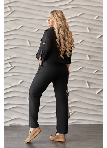 Жіночий костюм двійка чорного кольору New Trend (322231951)