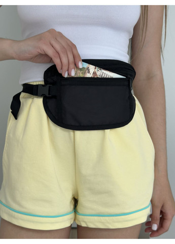 Набір для подорожі бананка+сумка на валізу (чорний) Organize (358933612)