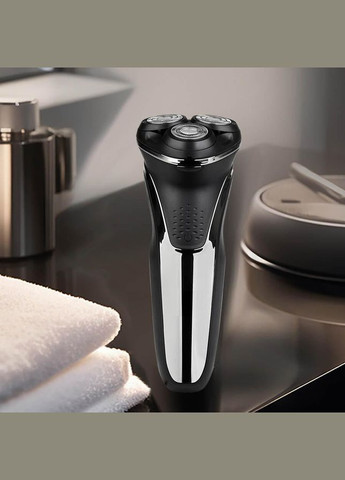 Електробритва чоловіча MR-673 акумуляторна, бездротова, плаваючі головки Maestro (328601468)