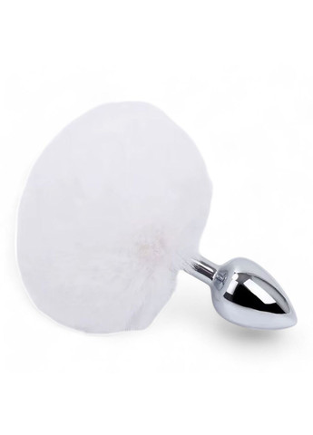 Анальна пробка заячий хвіст білого кольору металева пробка анальний хвіст Anal Plug Tailz China (317747732)