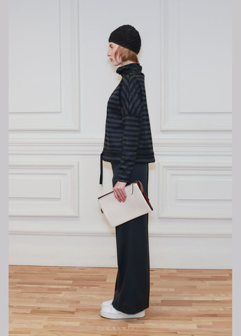 Вовняний чорно-сірий кежуал гольф Лаціо Dolcedonna (308260762)