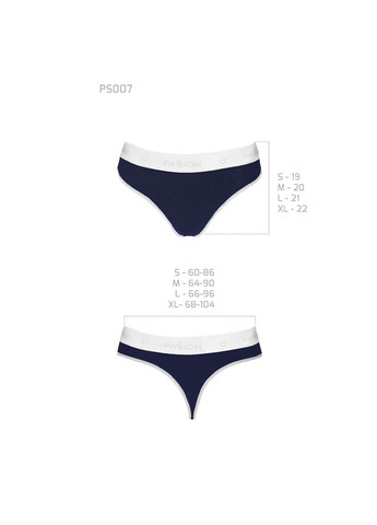 Спортивні трусики-стрінги PS007 PANTIES, navy blue - CherryLove Passion (340275066)