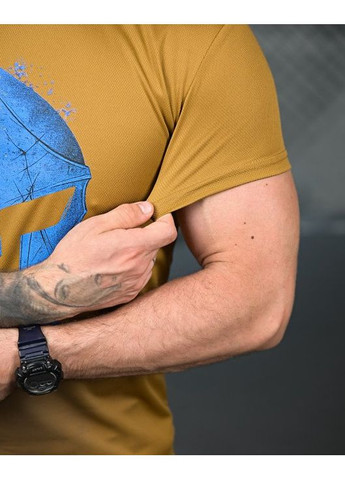 Тактична чоловіча футболка з принтом койот No Brand (349508194)