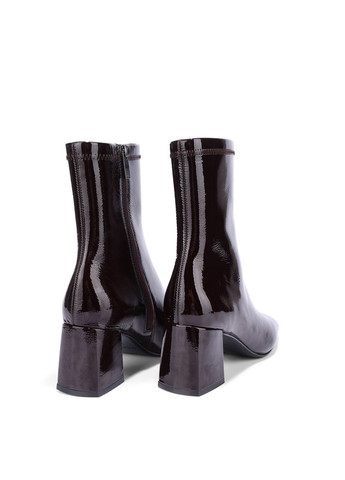 Осенние женские ботинки 24007t-01-01 бордовый наплак MIRATON