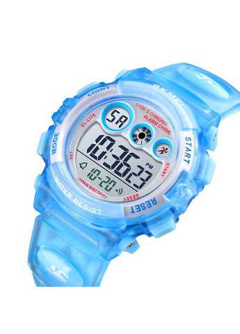 Часы голубые спортивные для мальчиков с будильником и секундомером электронные ProDobro (367265736)