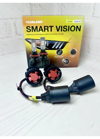 Светодиодные автолампы HB5 Carlamp Smart 8000Lm 4000K (SM9007Y) Vision (392718361)