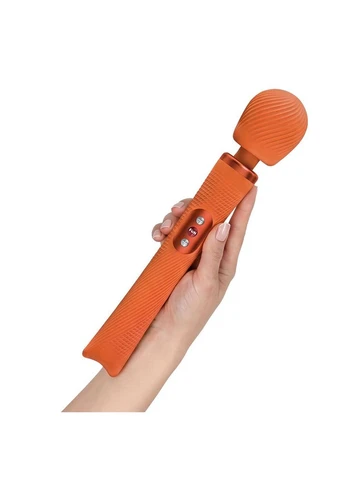 Вибромассажер VIM Vibrating Wand Orange, супермощный и легкий, до 6 часов работы Fun Factory (386868297)