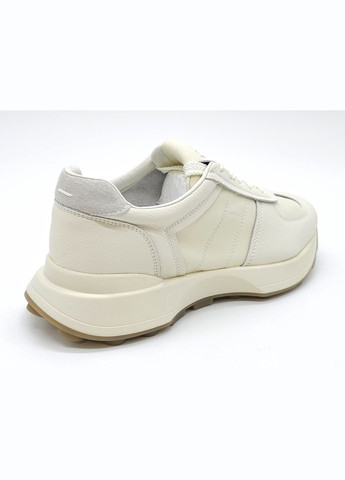 Белые всесезонные женские кроссовки белые кожаные l-12-23,5 см 36(р) Lonza