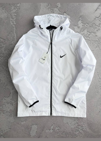 Біла демісезонна вітровка No Brand