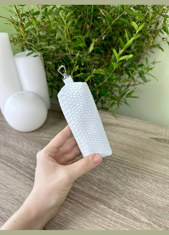 Ключница кожаная для обычных ключей на змейке с карабином VI&VA (299383310)