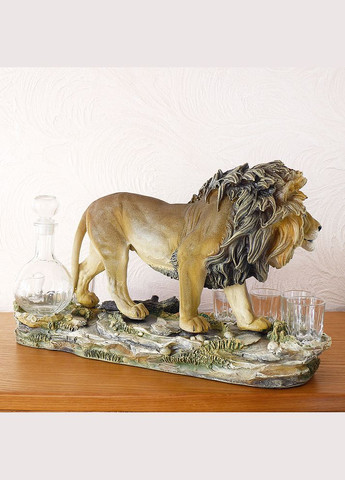 Штоф Лев подарочный набор для водки 56 см (ШП408цв) Гранд Презент (282743555)