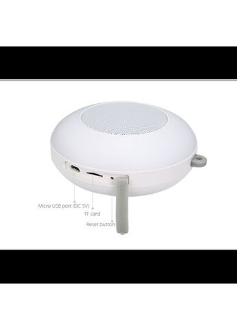 Бездротова Bluetooth-колонка X1 Барвиста LED лампа із сенсорним керуванням і мікрофоном, White VHG (334305081)