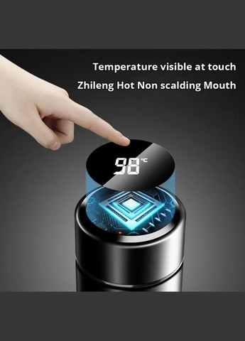 Умный термос с индикатором температуры 500мл, Green Yiwu (305836351)