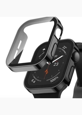 Захисний чохол зі склом 2 для Apple Watch Чорний CHOICE (349844910)