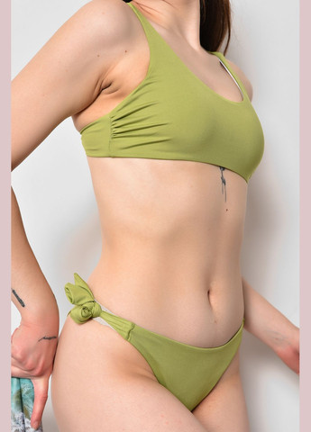 Зеленый летний купальник женский зеленого цвета чашка в бикини Let's Shop
