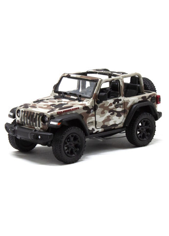 Машинка KINSMART "Jeep Wrangler camo edition" (коричневый) MIC (292142383)