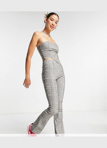 Штани Сірі у велику клітинку BTG-0008 Collusion (293060959)