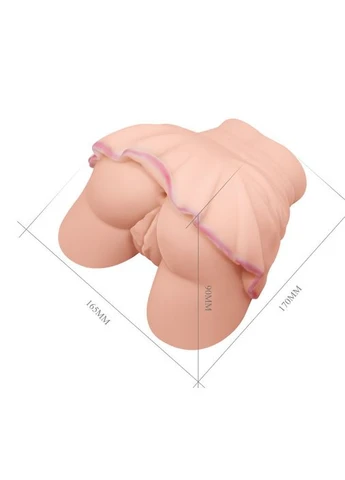 Мастурбатор с двойной вибрацией PASSION LADY и двумя отверстиями, 16,5 × 9 см Baile (391076840)